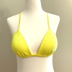 Yellow bikini top